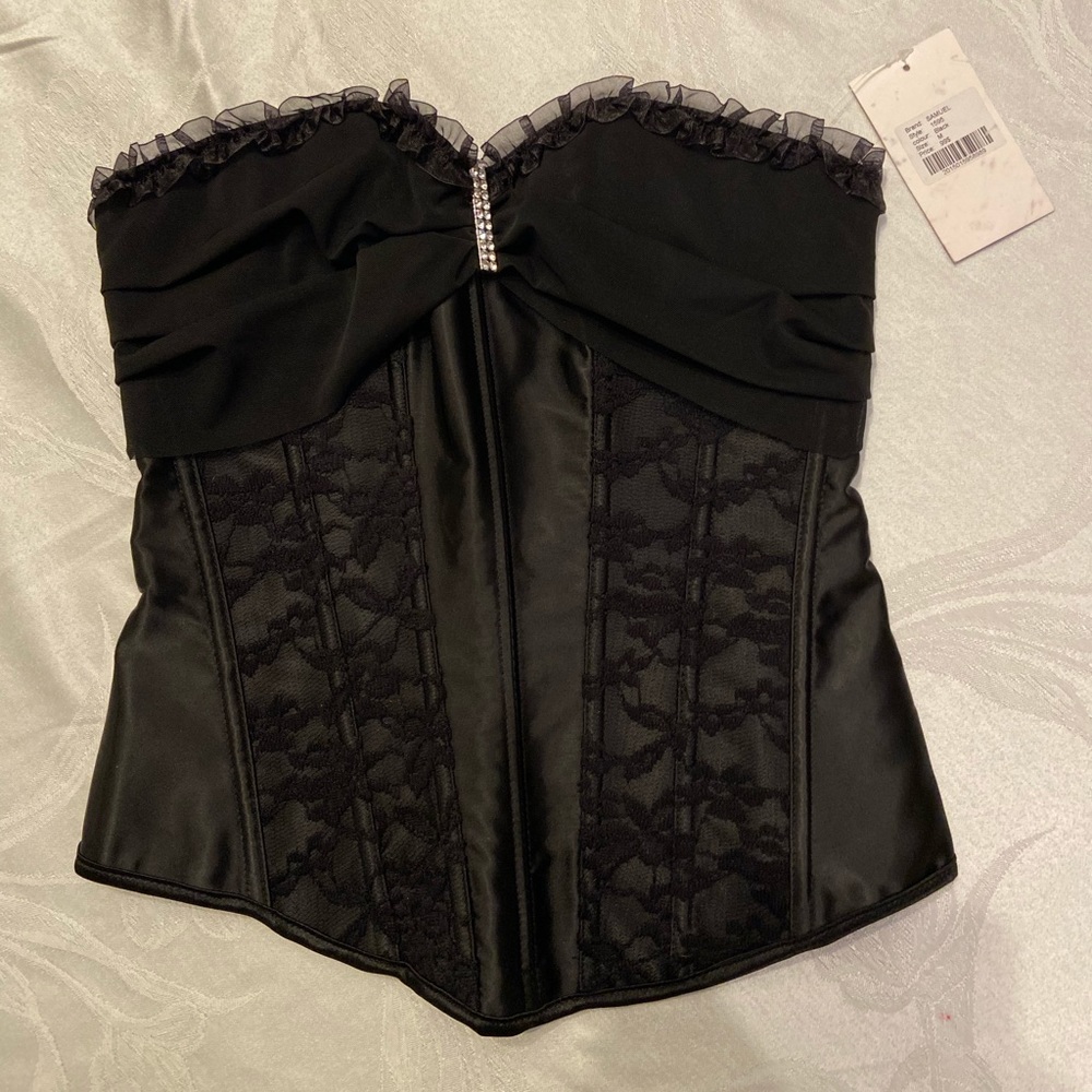 NWT Black Corset